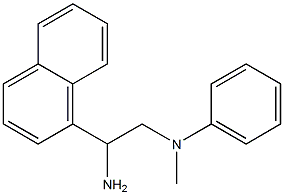 N-[2-amino-2-(naphthalen-1-yl)ethyl]-N-methylaniline Struktur