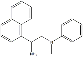 N-[2-amino-2-(naphthalen-1-yl)ethyl]-N-methylaniline,,结构式