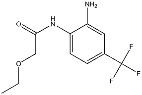 N-[2-amino-4-(trifluoromethyl)phenyl]-2-ethoxyacetamide,,结构式