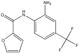 N-[2-amino-4-(trifluoromethyl)phenyl]-2-furamide Structure