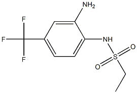 N-[2-amino-4-(trifluoromethyl)phenyl]ethanesulfonamide Structure