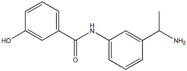 N-[3-(1-aminoethyl)phenyl]-3-hydroxybenzamide