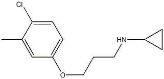 N-[3-(4-chloro-3-methylphenoxy)propyl]cyclopropanamine