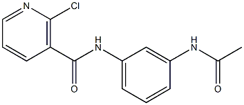 N-[3-(acetylamino)phenyl]-2-chloronicotinamide