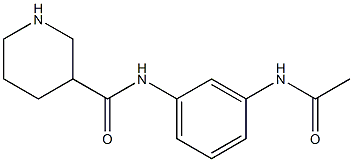 N-[3-(acetylamino)phenyl]piperidine-3-carboxamide