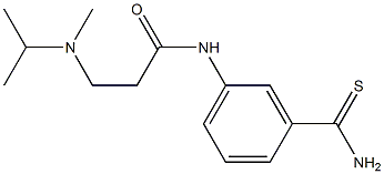 N-[3-(aminocarbonothioyl)phenyl]-3-[isopropyl(methyl)amino]propanamide