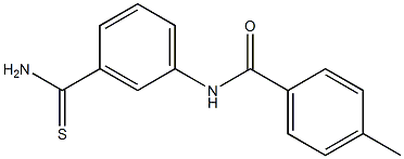 N-[3-(aminocarbonothioyl)phenyl]-4-methylbenzamide