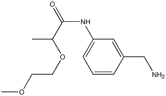 N-[3-(aminomethyl)phenyl]-2-(2-methoxyethoxy)propanamide