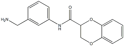 N-[3-(aminomethyl)phenyl]-2,3-dihydro-1,4-benzodioxine-2-carboxamide Structure