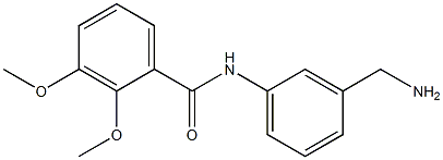 N-[3-(aminomethyl)phenyl]-2,3-dimethoxybenzamide Struktur