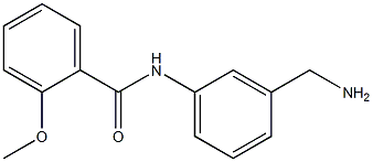 N-[3-(aminomethyl)phenyl]-2-methoxybenzamide,,结构式