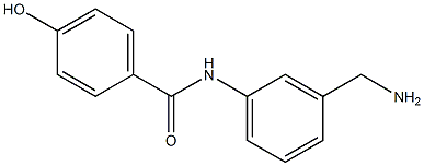 N-[3-(aminomethyl)phenyl]-4-hydroxybenzamide 结构式