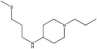 N-[3-(methylsulfanyl)propyl]-1-propylpiperidin-4-amine Structure