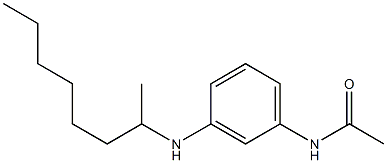 N-[3-(octan-2-ylamino)phenyl]acetamide Structure