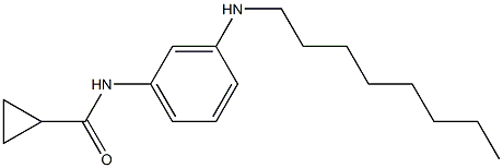 N-[3-(octylamino)phenyl]cyclopropanecarboxamide Structure