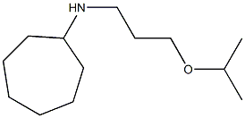 N-[3-(propan-2-yloxy)propyl]cycloheptanamine 化学構造式