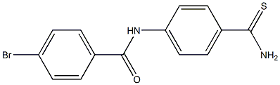  N-[4-(aminocarbonothioyl)phenyl]-4-bromobenzamide