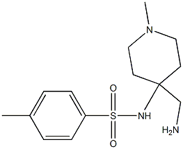 N-[4-(aminomethyl)-1-methylpiperidin-4-yl]-4-methylbenzene-1-sulfonamide Structure