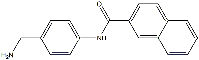 N-[4-(aminomethyl)phenyl]-2-naphthamide Structure