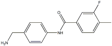 N-[4-(aminomethyl)phenyl]-3-fluoro-4-methylbenzamide