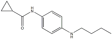 N-[4-(butylamino)phenyl]cyclopropanecarboxamide Struktur