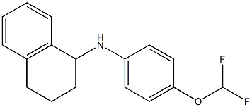 N-[4-(difluoromethoxy)phenyl]-1,2,3,4-tetrahydronaphthalen-1-amine|