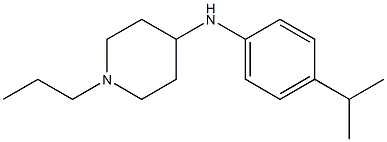 N-[4-(propan-2-yl)phenyl]-1-propylpiperidin-4-amine Struktur