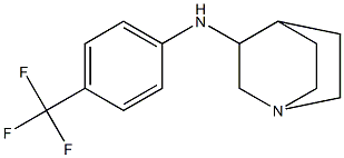 N-[4-(trifluoromethyl)phenyl]-1-azabicyclo[2.2.2]octan-3-amine Structure