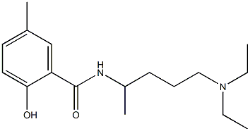 N-[5-(diethylamino)pentan-2-yl]-2-hydroxy-5-methylbenzamide