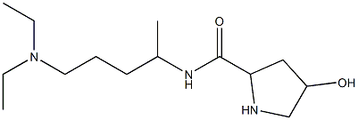  N-[5-(diethylamino)pentan-2-yl]-4-hydroxypyrrolidine-2-carboxamide