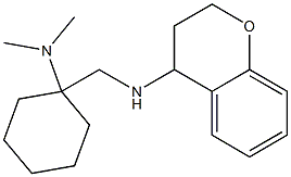 N-{[1-(dimethylamino)cyclohexyl]methyl}-3,4-dihydro-2H-1-benzopyran-4-amine Structure
