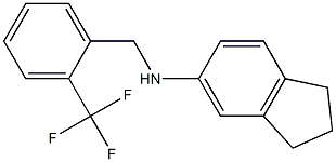 N-{[2-(trifluoromethyl)phenyl]methyl}-2,3-dihydro-1H-inden-5-amine