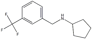 N-{[3-(trifluoromethyl)phenyl]methyl}cyclopentanamine Struktur