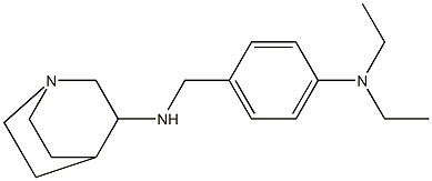 N-{[4-(diethylamino)phenyl]methyl}-1-azabicyclo[2.2.2]octan-3-amine|