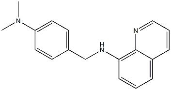 N-{[4-(dimethylamino)phenyl]methyl}quinolin-8-amine Structure