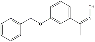 N-{1-[3-(benzyloxy)phenyl]ethylidene}hydroxylamine Structure