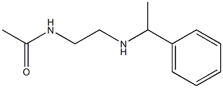 N-{2-[(1-phenylethyl)amino]ethyl}acetamide Structure