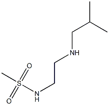 N-{2-[(2-methylpropyl)amino]ethyl}methanesulfonamide