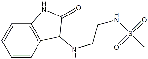 N-{2-[(2-oxo-2,3-dihydro-1H-indol-3-yl)amino]ethyl}methanesulfonamide