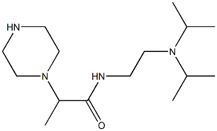 N-{2-[bis(propan-2-yl)amino]ethyl}-2-(piperazin-1-yl)propanamide