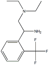 N-{2-amino-2-[2-(trifluoromethyl)phenyl]ethyl}-N,N-diethylamine 结构式