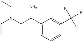 N-{2-amino-2-[3-(trifluoromethyl)phenyl]ethyl}-N,N-diethylamine,,结构式