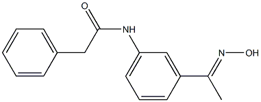 N-{3-[(1E)-N-hydroxyethanimidoyl]phenyl}-2-phenylacetamide|