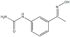 N-{3-[(1E)-N-hydroxyethanimidoyl]phenyl}urea Structure