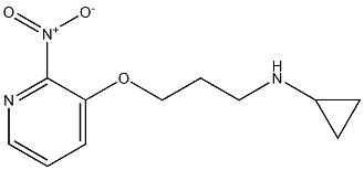 N-{3-[(2-nitropyridin-3-yl)oxy]propyl}cyclopropanamine Structure