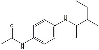 N-{4-[(3-methylpentan-2-yl)amino]phenyl}acetamide Structure