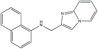 N-{imidazo[1,2-a]pyridin-2-ylmethyl}naphthalen-1-amine Structure