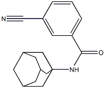 N-1-adamantyl-3-cyanobenzamide,,结构式