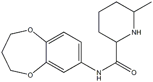 N-3,4-dihydro-2H-1,5-benzodioxepin-7-yl-6-methylpiperidine-2-carboxamide|