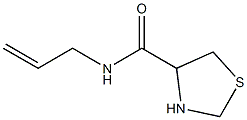 N-allyl-1,3-thiazolidine-4-carboxamide 化学構造式